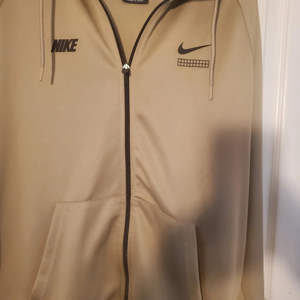 Nike DNA PKA full zip khaki / black hooded large jacket - Picture 4 of 8